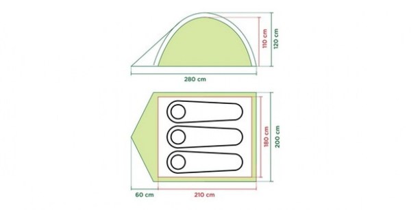 Darwin 3 Person Tent