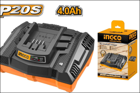 Ingco Fast intelligent charger 20V 4.0A FCLI2003