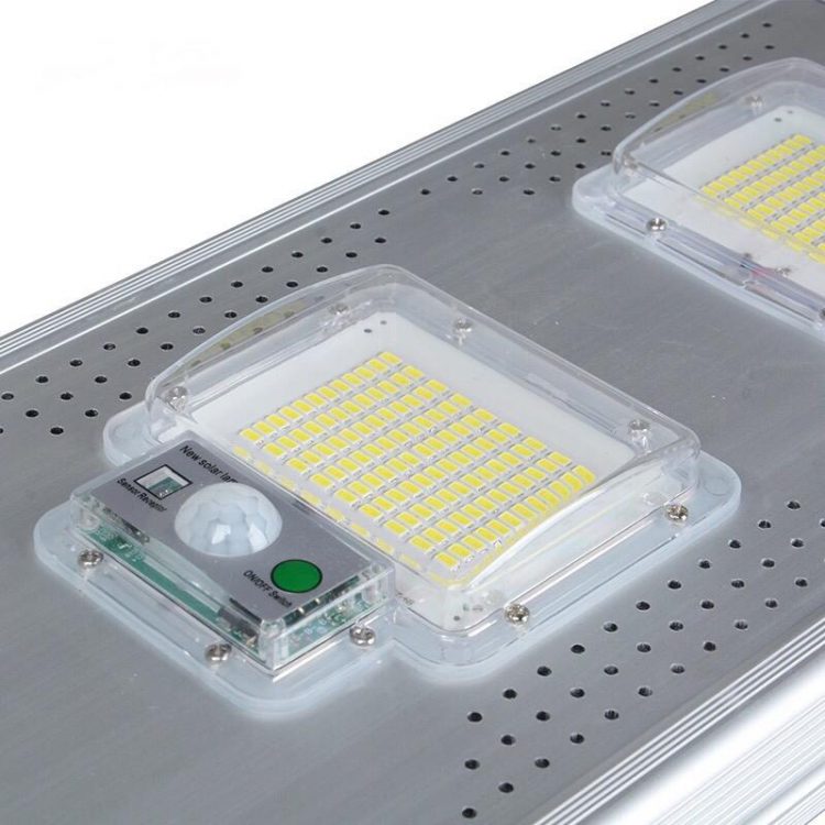 ALuminium solar LED street light with remote control 120w