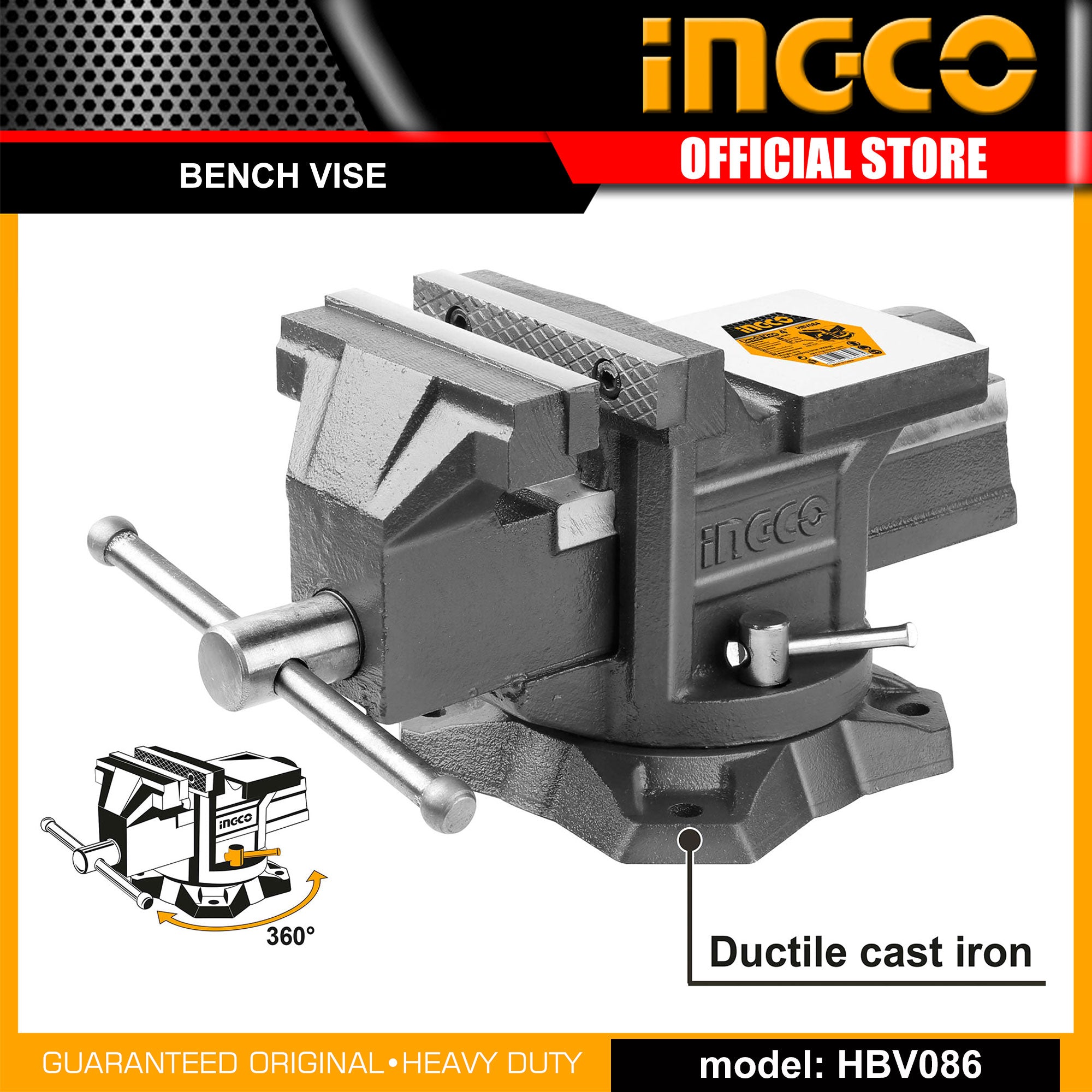 Ingco Bench vice 6" HBV086