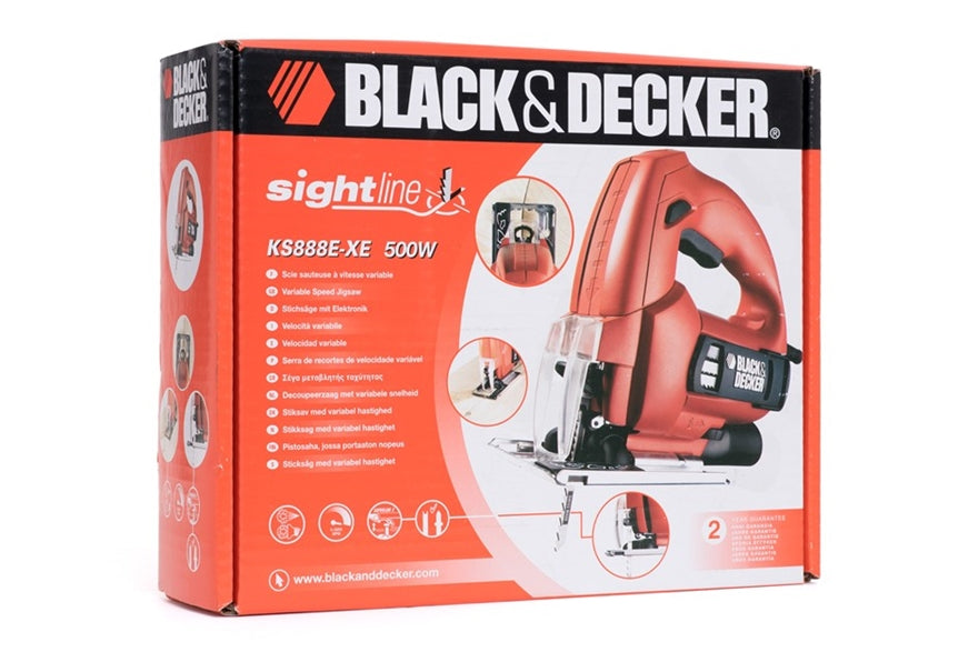 Black & Decker Jig Saw 500W Super lock variable U&T Shank