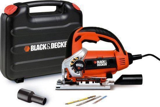 Black & Decker Jig Saw Pendulum Action 620W Variable speed Kit Box
