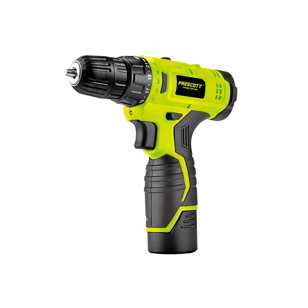 Prescott 2-SPEED CORDLESS DRILL (BMC BOX 2PCS Battery) PT2001205+