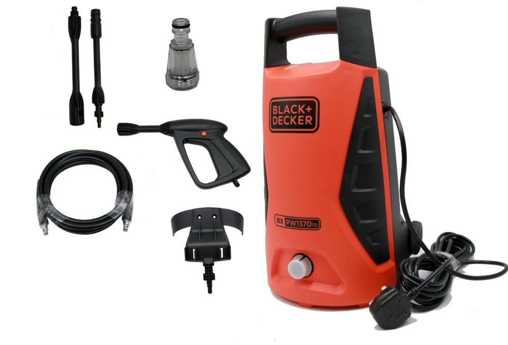 Black & Decker High Pressure Washer 1300W 100Bar