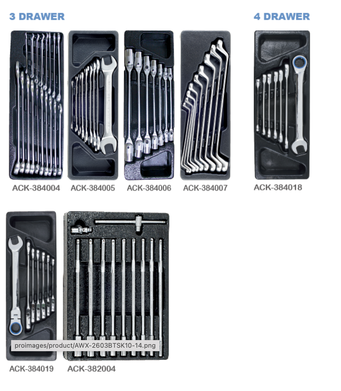 LICOTA MADE IN TAIWAN 370PCS CABINET WITH TOOLS KIT 7 DRAWER