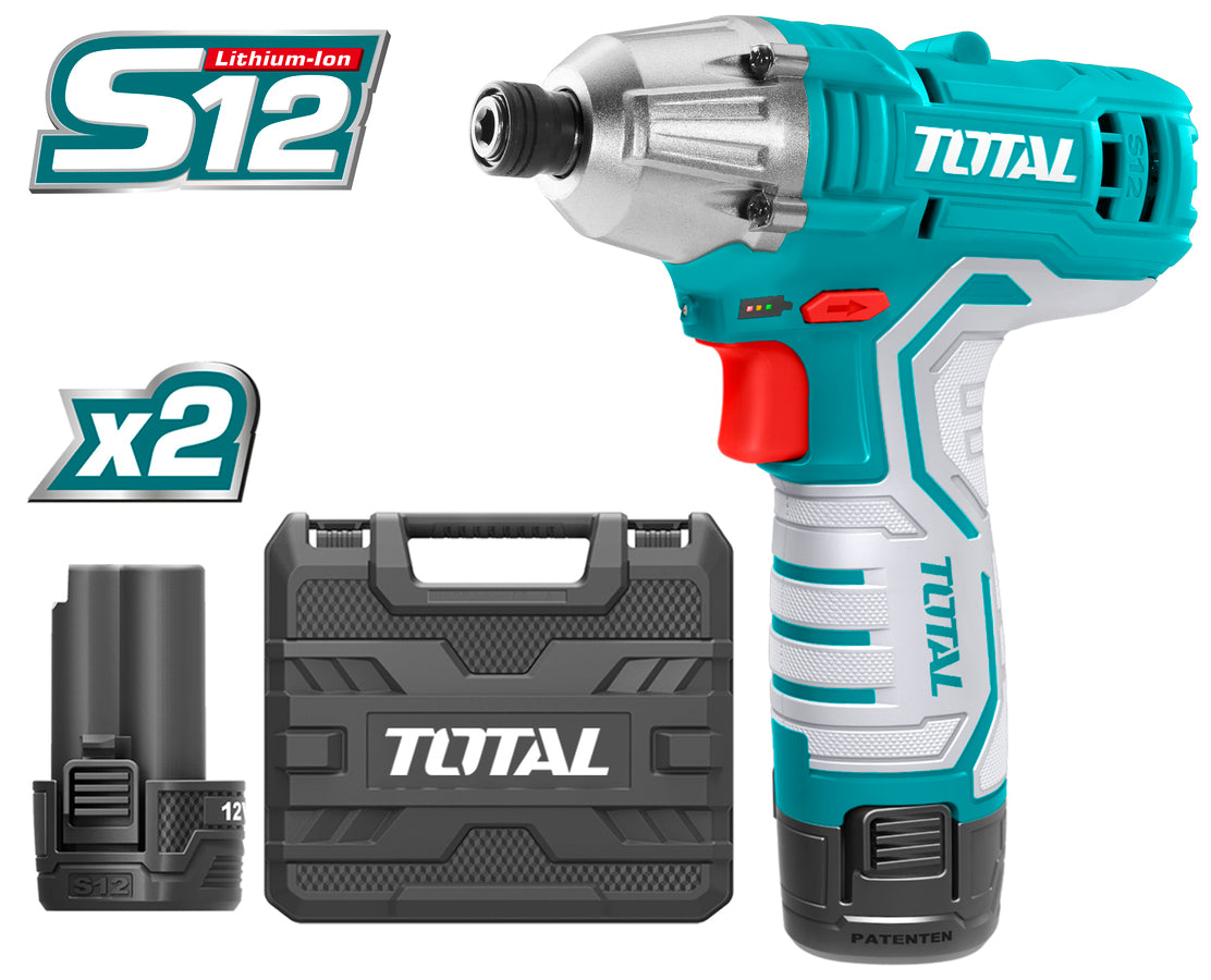 Total Lithium-Ion impact driver 12V 100NM TIRLI1201