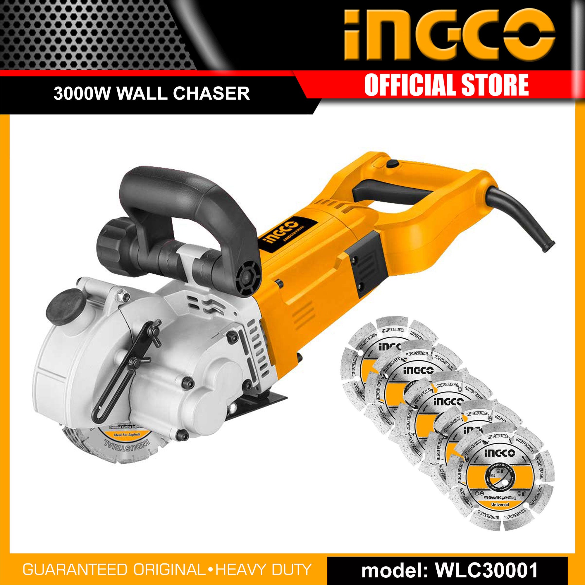 Ingco Wall chaser 3000w WLC30001