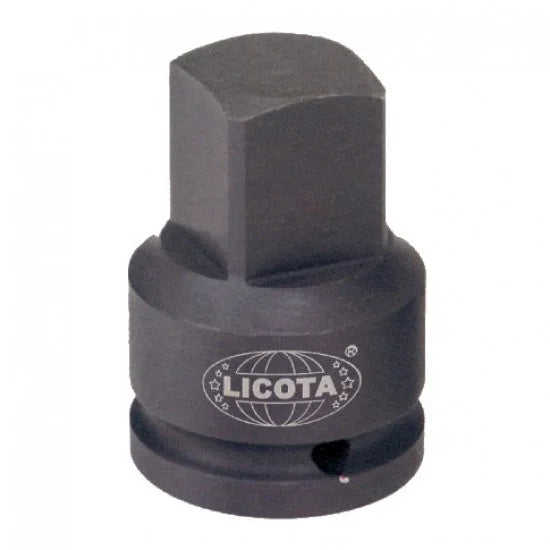 LICOTA MADE IN TAIWAN 3/8"(F)*1/2"(M) IMPACT ADAPTER, BLACK FINISH