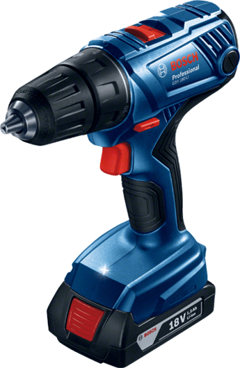 Bosch Cordless Driver Drill, 13mm, 18.0V, Li-ion, Extra Battery Included, GSR180-LI + GLI180 Professional