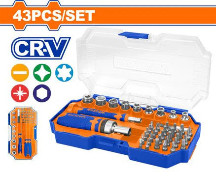 WADFOW 43 Pcs Screwdriver bits set WSS8B43