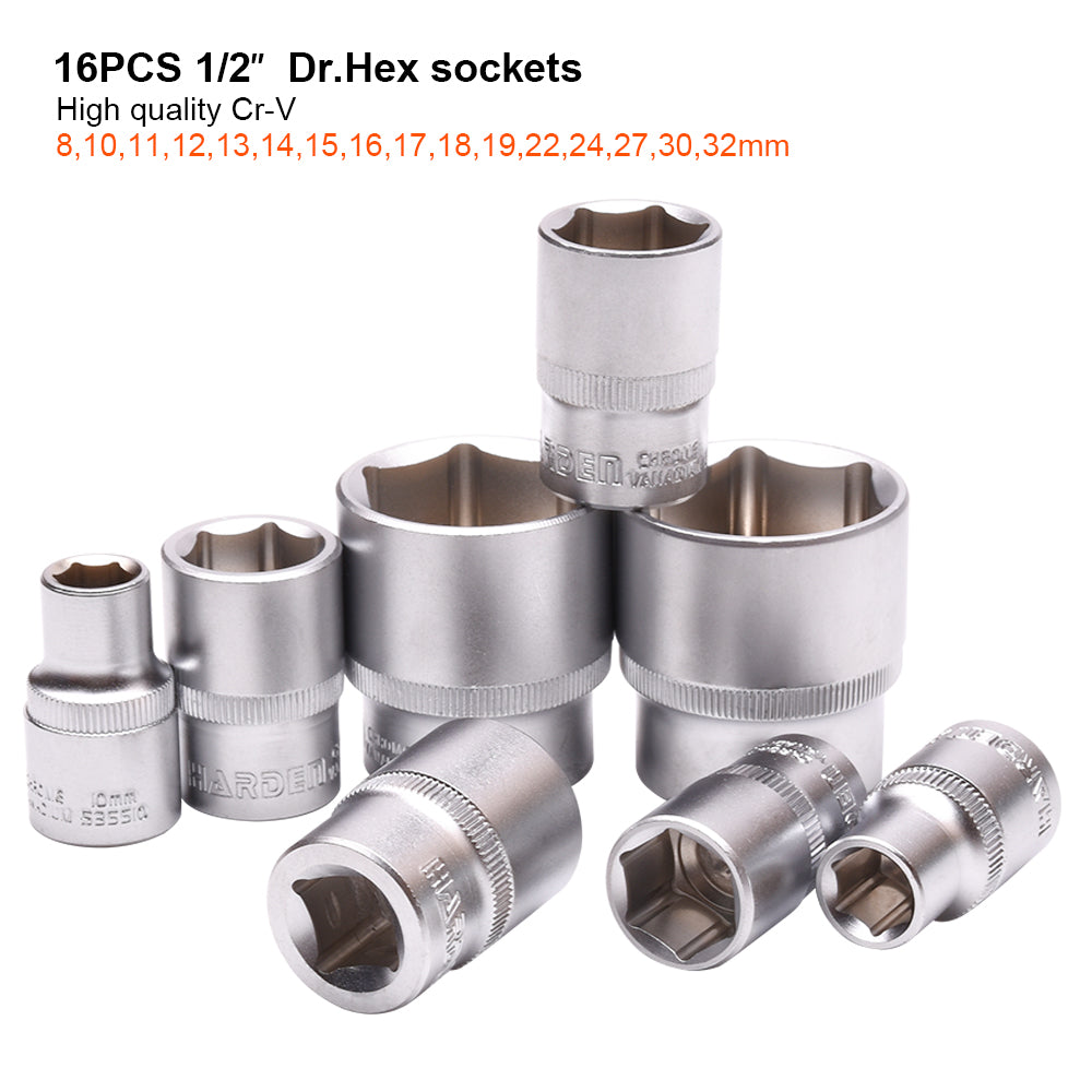 Harden 23Pcs 1/2 " Drive Socket set 510423