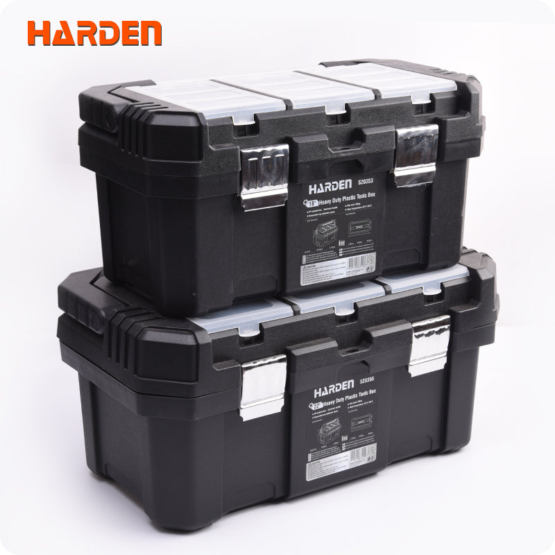 Harden 18" Heavy Duty Plastic Tools Box aluminum handle 520353