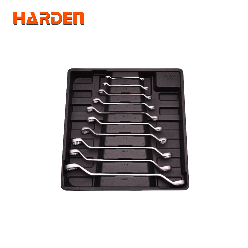 Harden 10pcs Double ring spanner