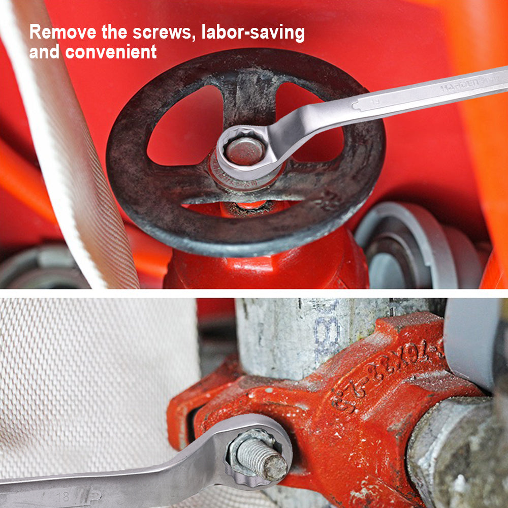 Harden 10pcs Double ring spanner