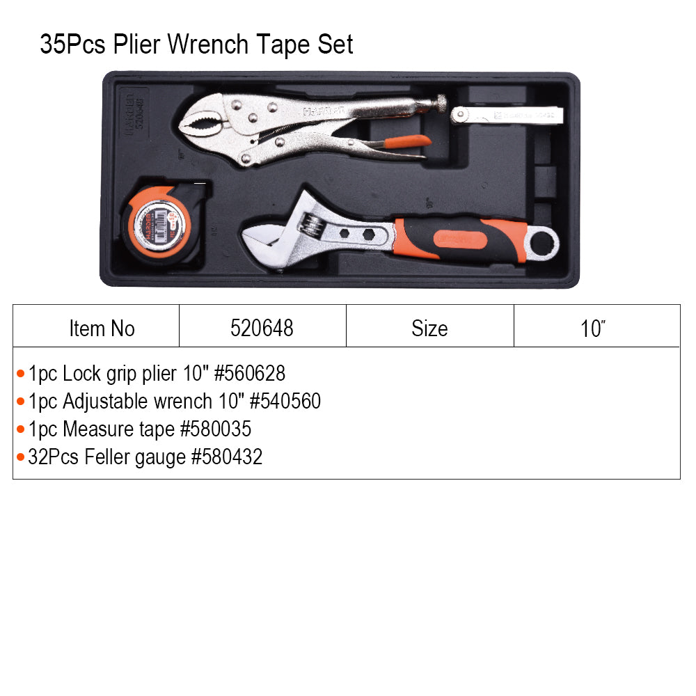 Harden Lock grip plier 10" set
