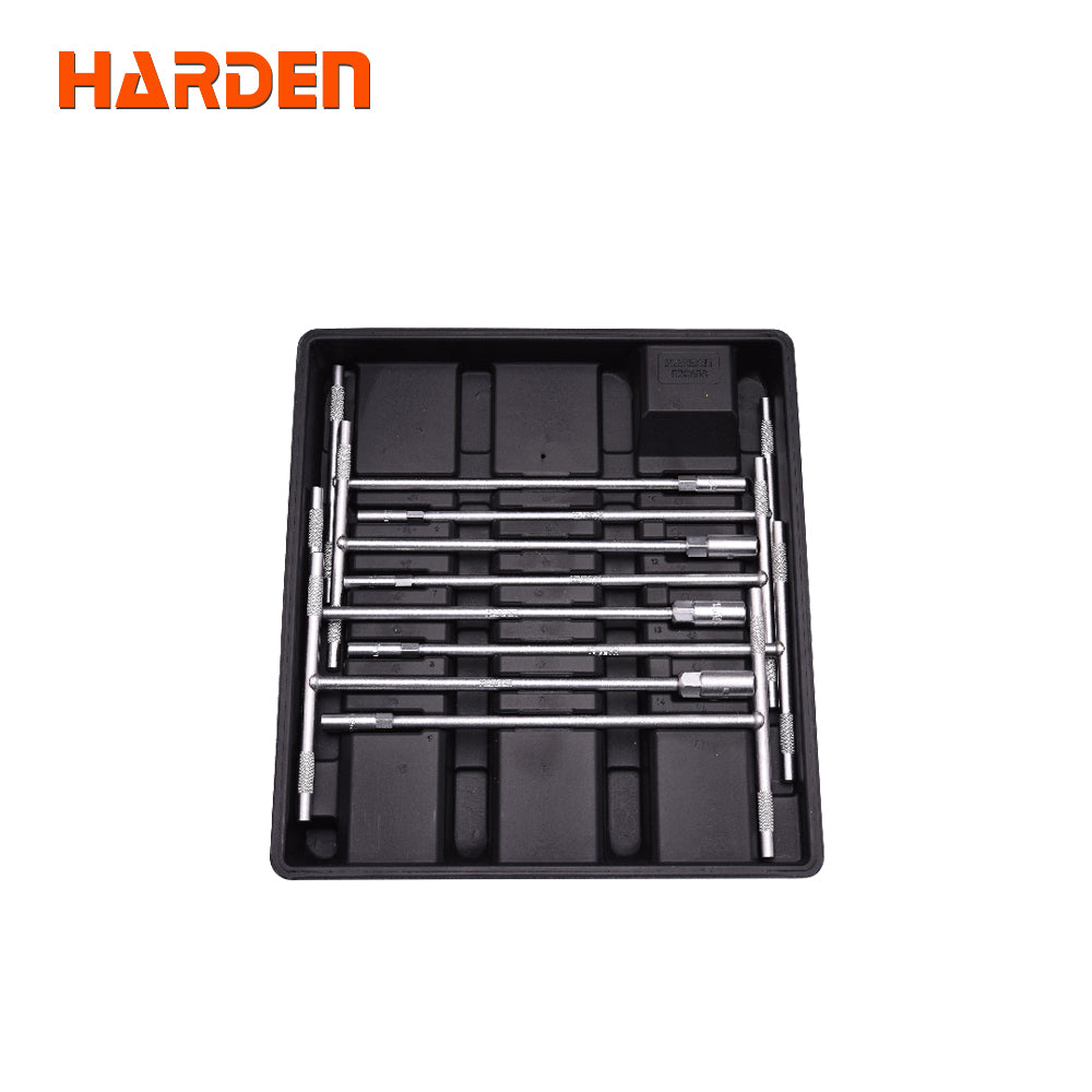 Harden 8pcs T handle socket wrench