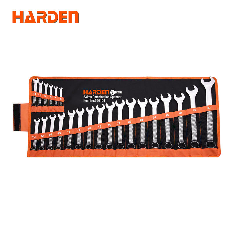 Harden 23Pcs Combination Spanner Set Size 6 - 32mm
