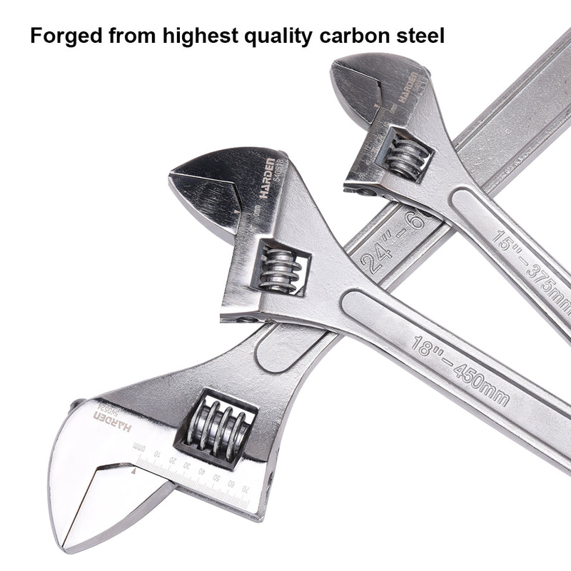 Harden Adjustable Wrench Carbon Steel