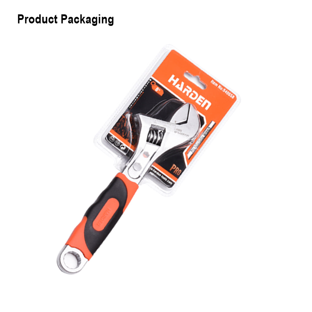Harden Pro Adjustable Wrench 8"