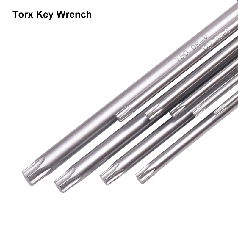 Harden 9Pcs Long Torx Key Wrench Size T10 - T50