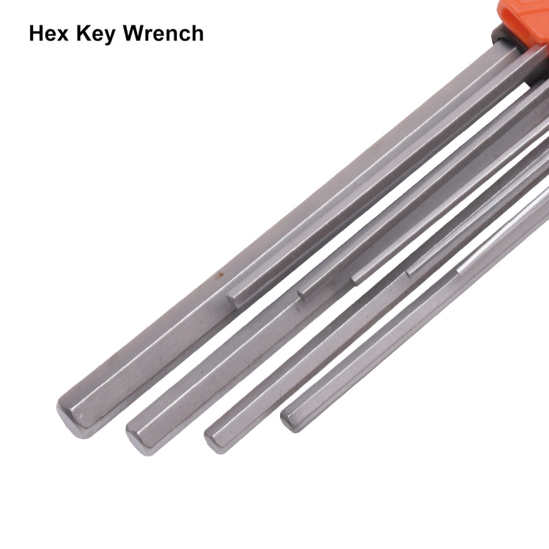 Harden 9Pcs Long Hex Key Wrench Size 1.5 - 10mm