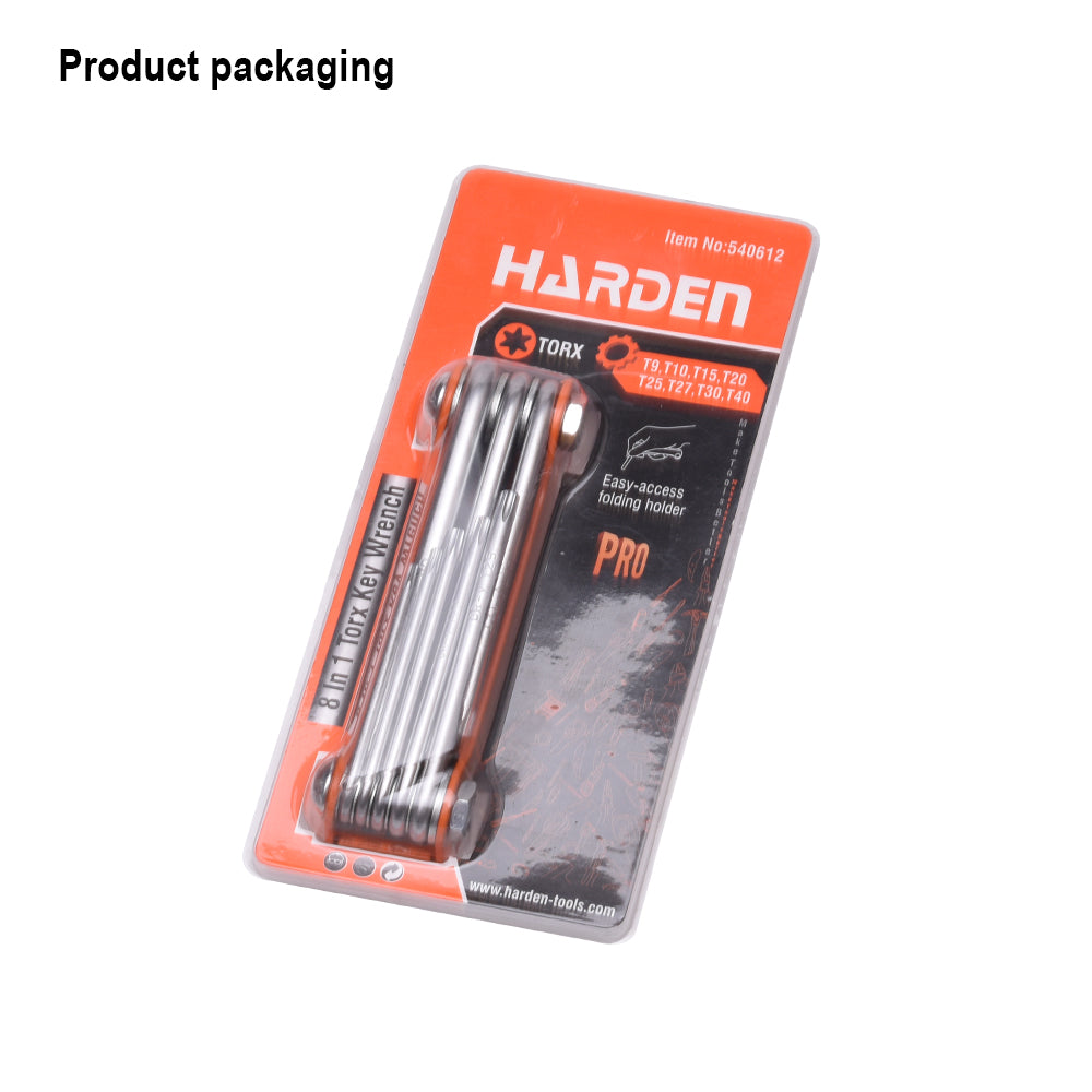 Harden 8 In 1 Torx Key Wrench 540612