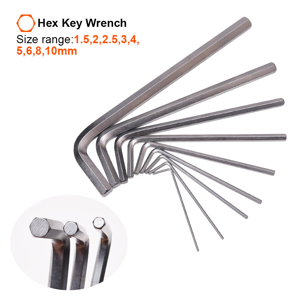 Harden 18Pcs Long Hex & Torx Key Wrench Set 540618