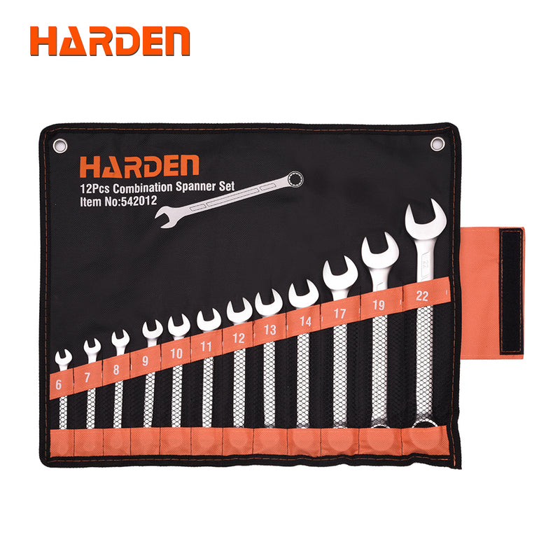 Harden 12Pcs Combination Spanner Set 542012