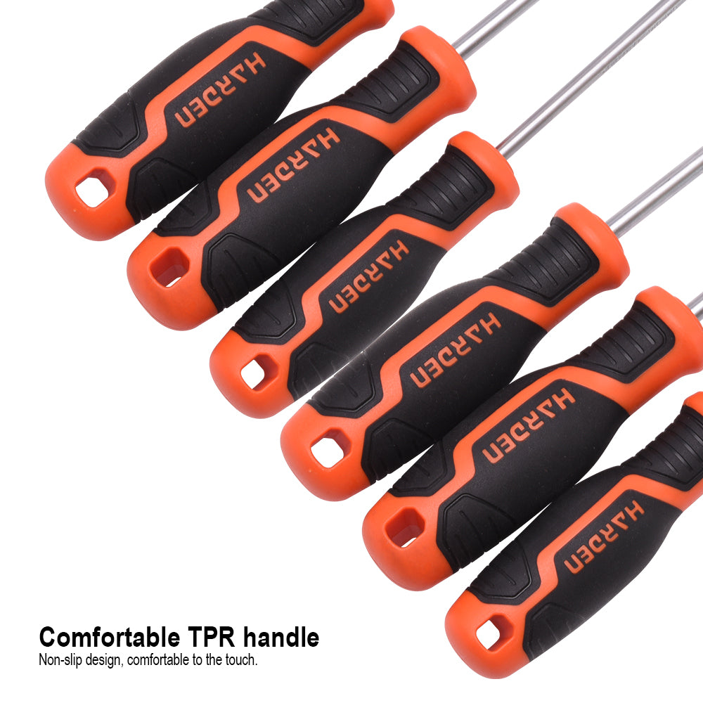 Harden Flat Screwdriver with Soft Handle 6 x 100mm
