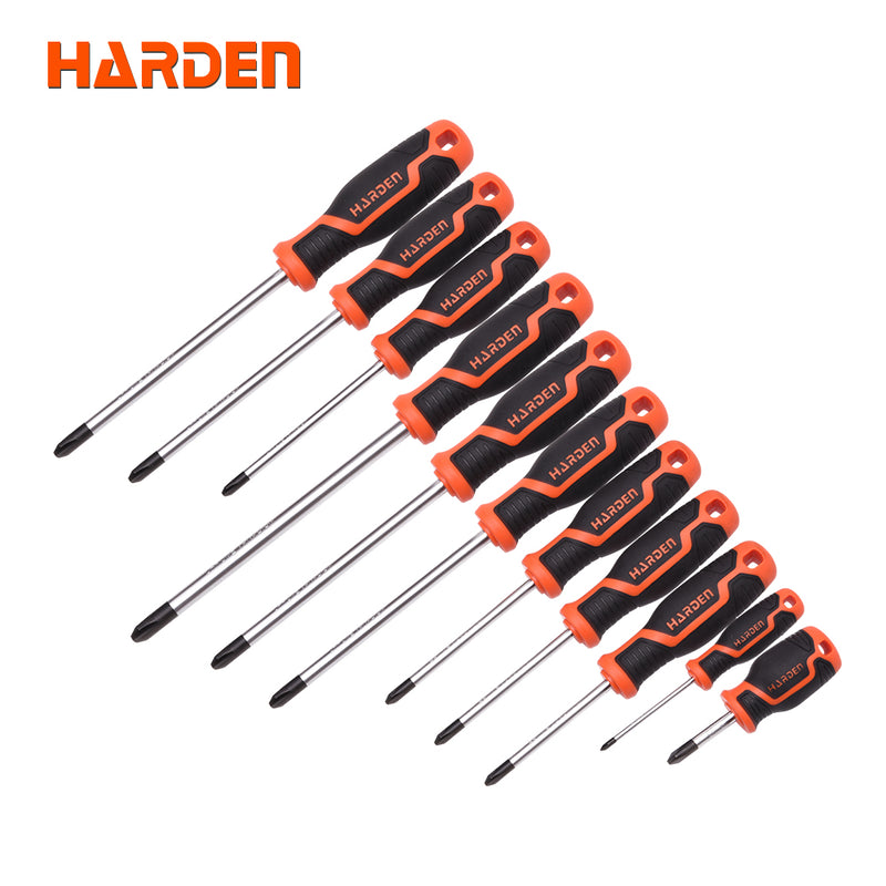 Harden Philips Screwdriver with Soft Handle
 PH1 x 75mm