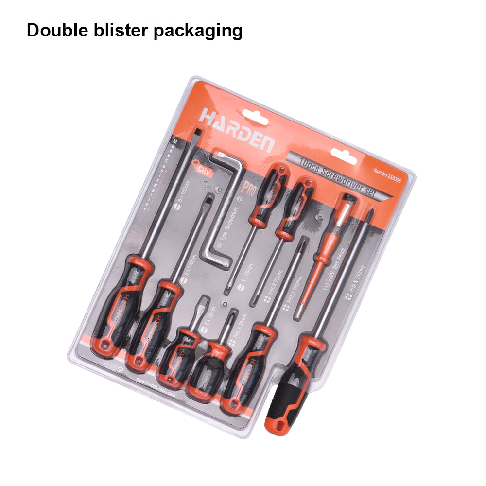 Harden 10Pcs Screwdriver Set