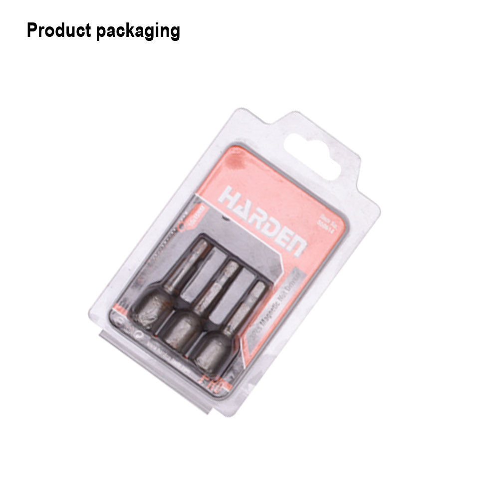 Harden 3pcs 45mm Magnetic Nut Drivers 10mm