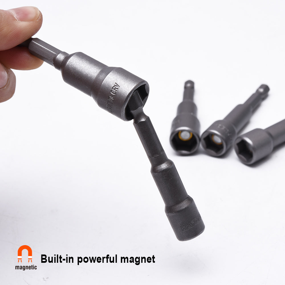 Harden 5pcs Magnetic Nut Drivers  Size12mm