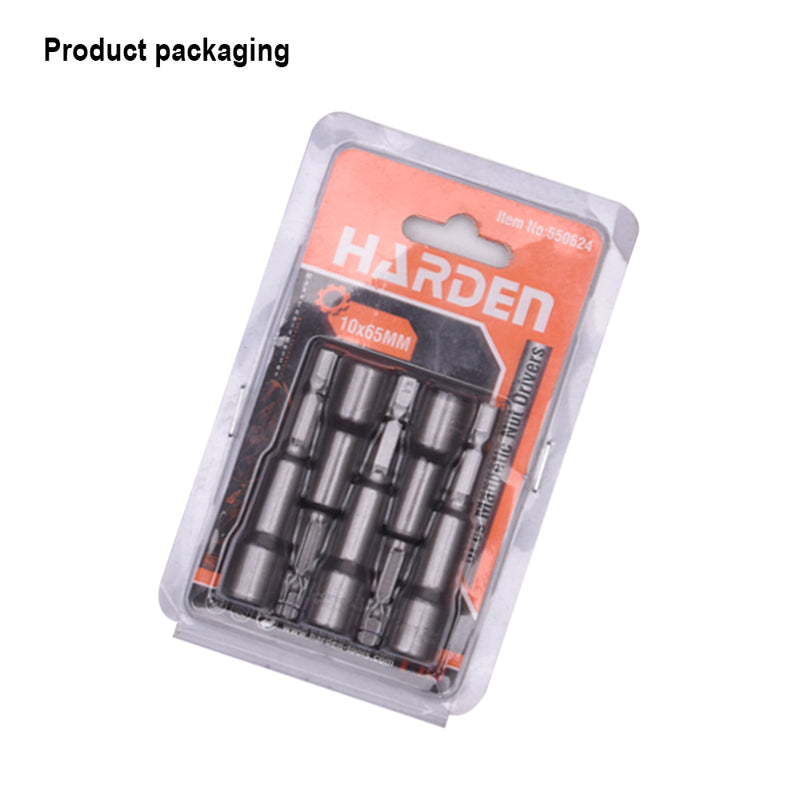 Harden 5pcs Magnetic Nut Drivers  Size10mm