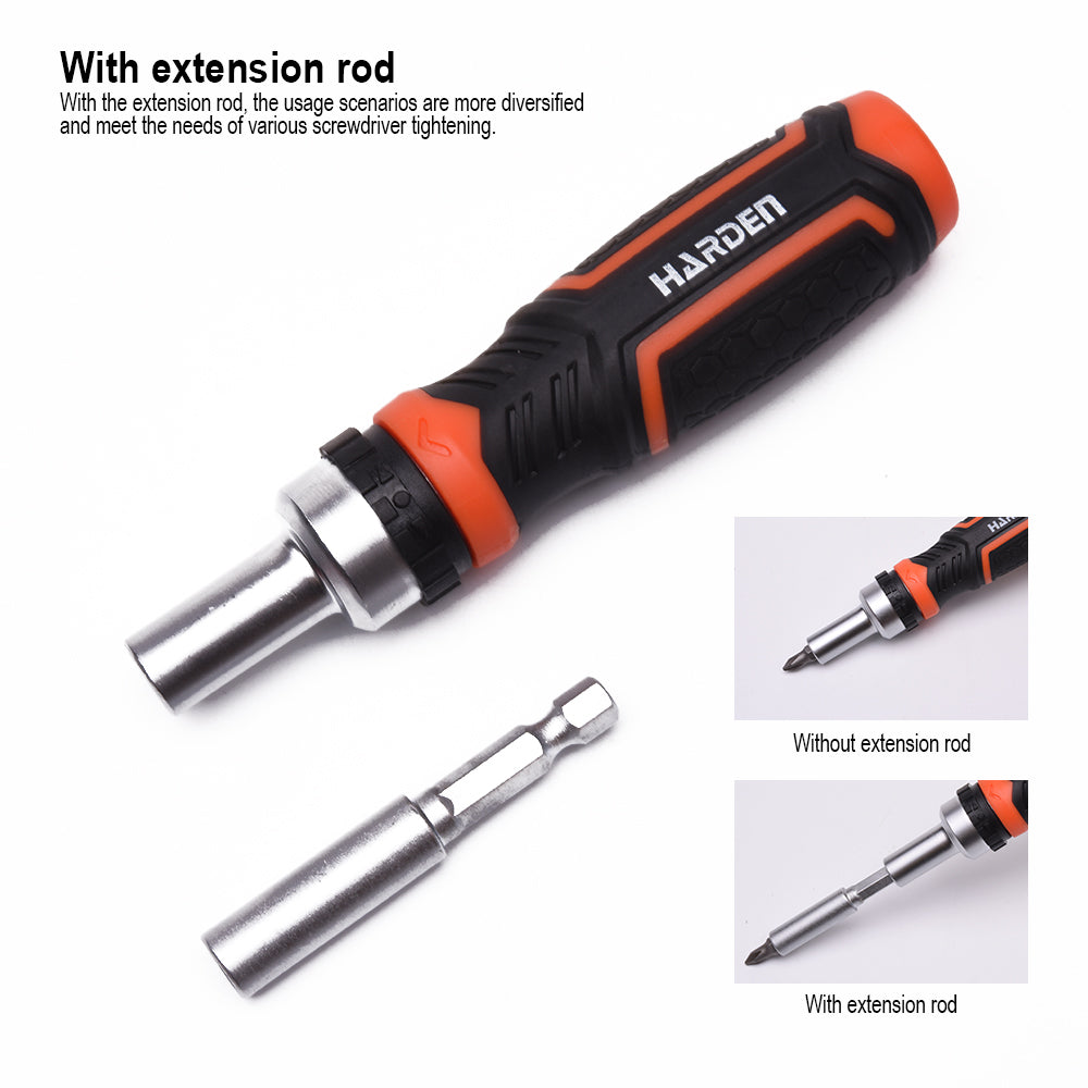 Harden 28Pcs Ratchet Screwdriver & Bits set 551028