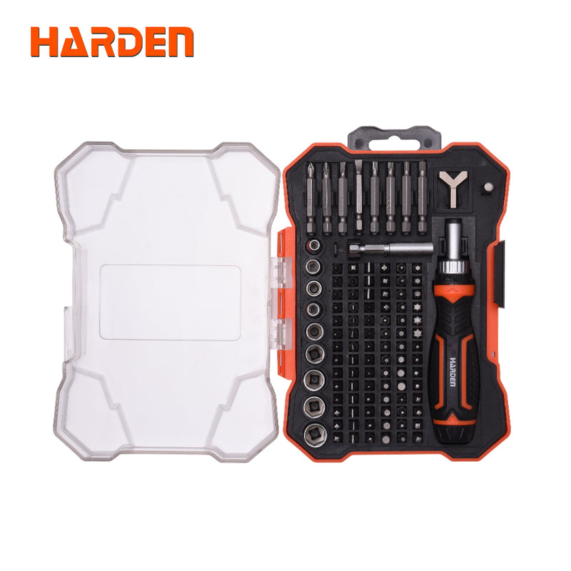 Harden 105Pcs Ratchet Screwdriver & Bits Set 551105