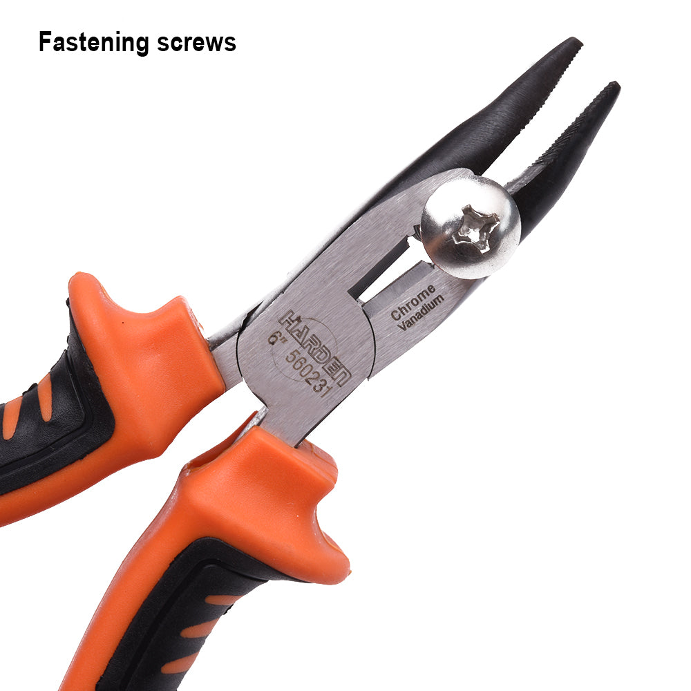 Harden Pro Bent Nose Plier 6"