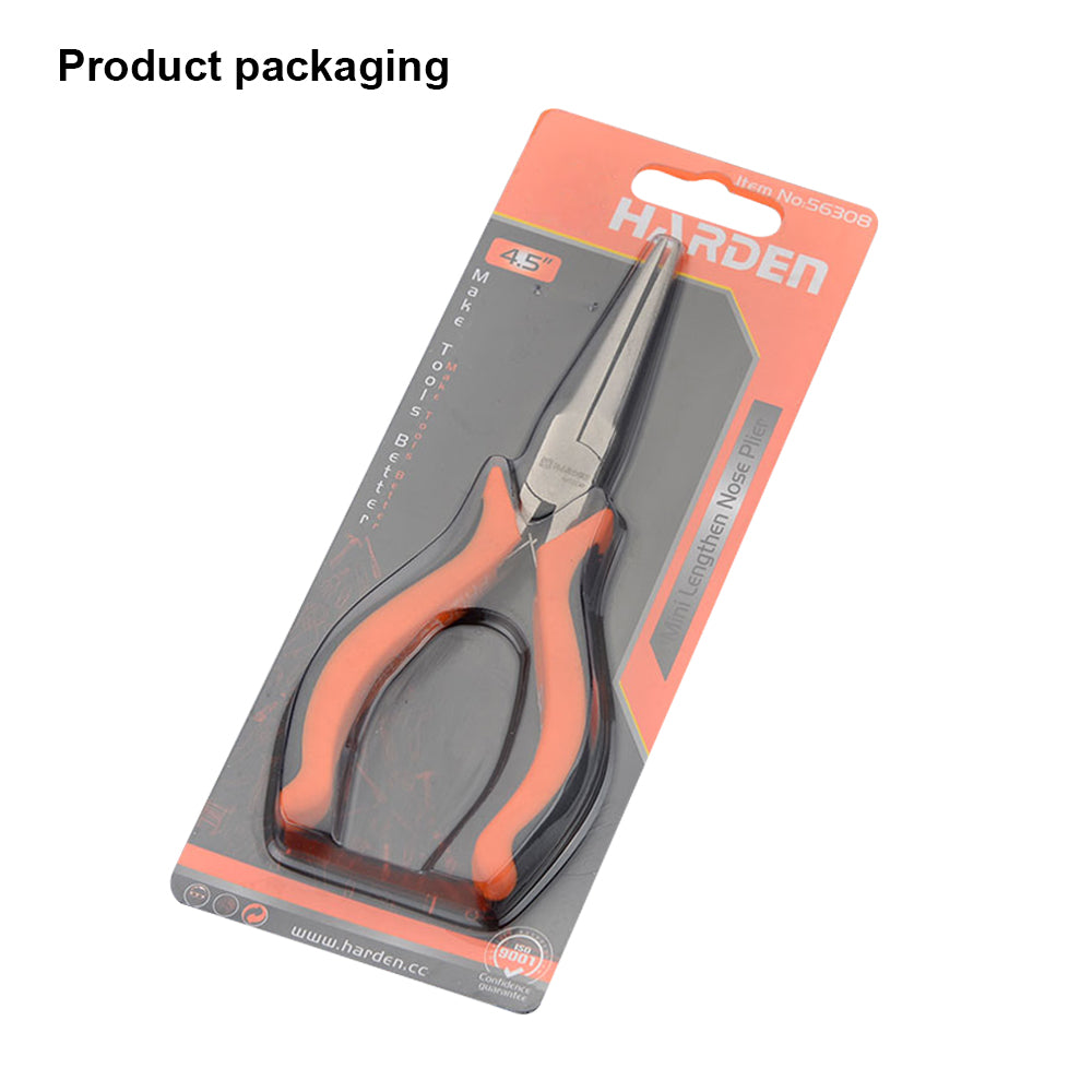 Harden Mini Lengthen Nose Plier 4.5"