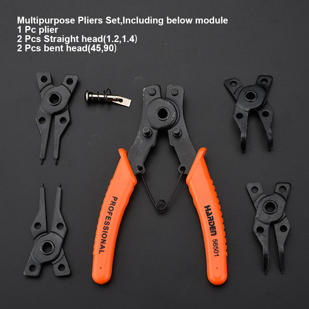 Harden 5Pcs Circlips Pliers Set