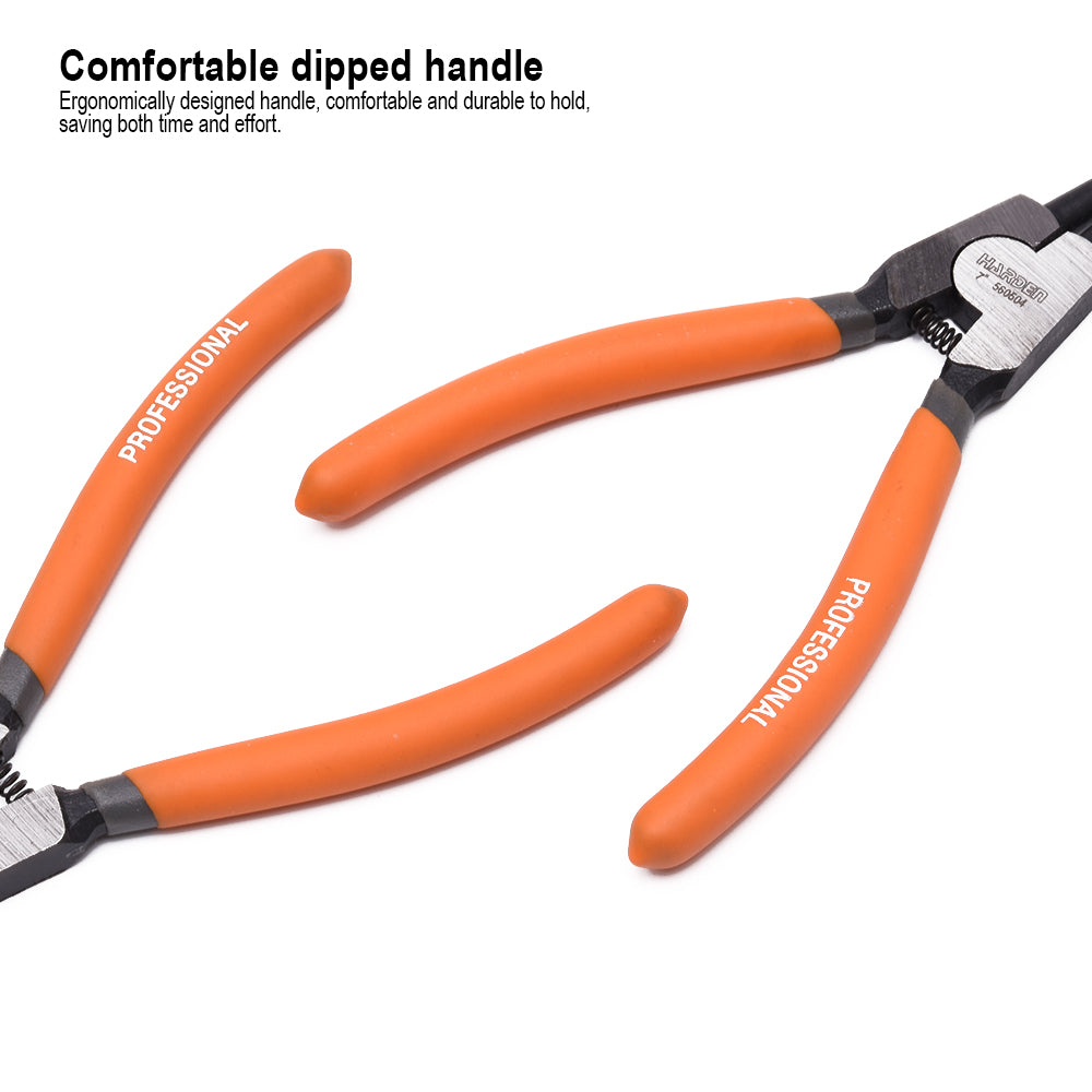 Harden Circlip Plier External Bent Jaw Size 9"