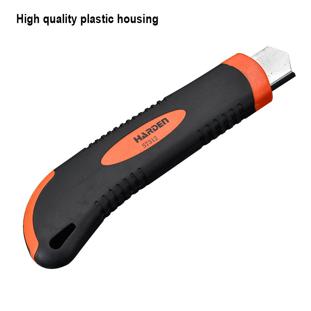 Harden Plastic Knife Metal Holder 3Pcs Blade 18mm