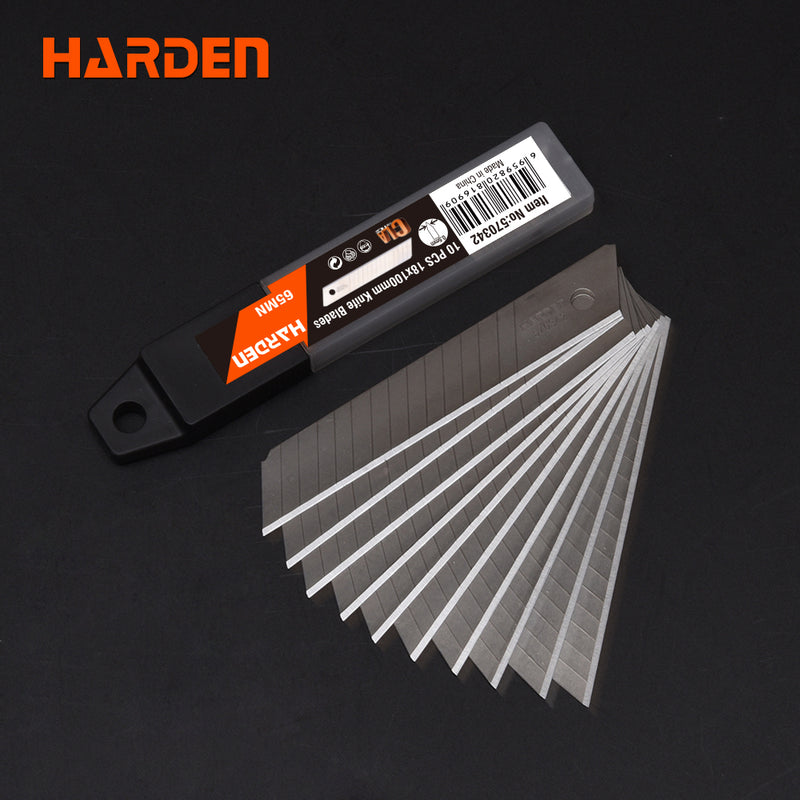 Harden 10Pcs 18x100mm Knife Blades 570342