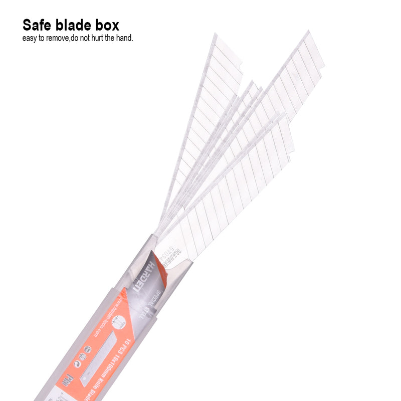 Harden 10Pcs 18x100mm Knife Blade