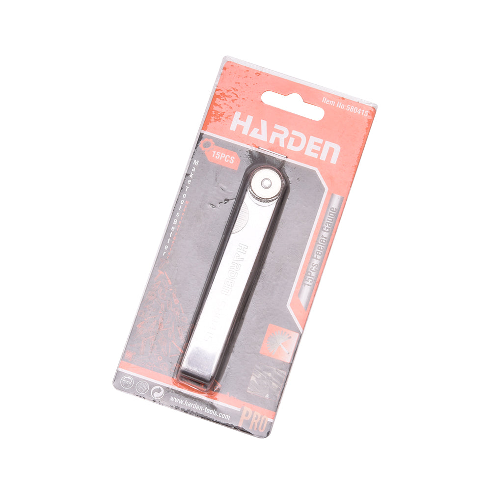 Harden 15Pcs Feeler Gauge
