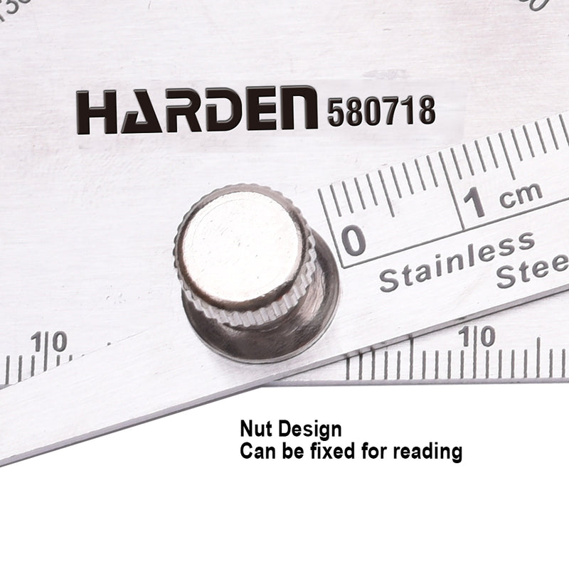 Harden Bevel Protractor Stainless Steel Size 90 X 150mm