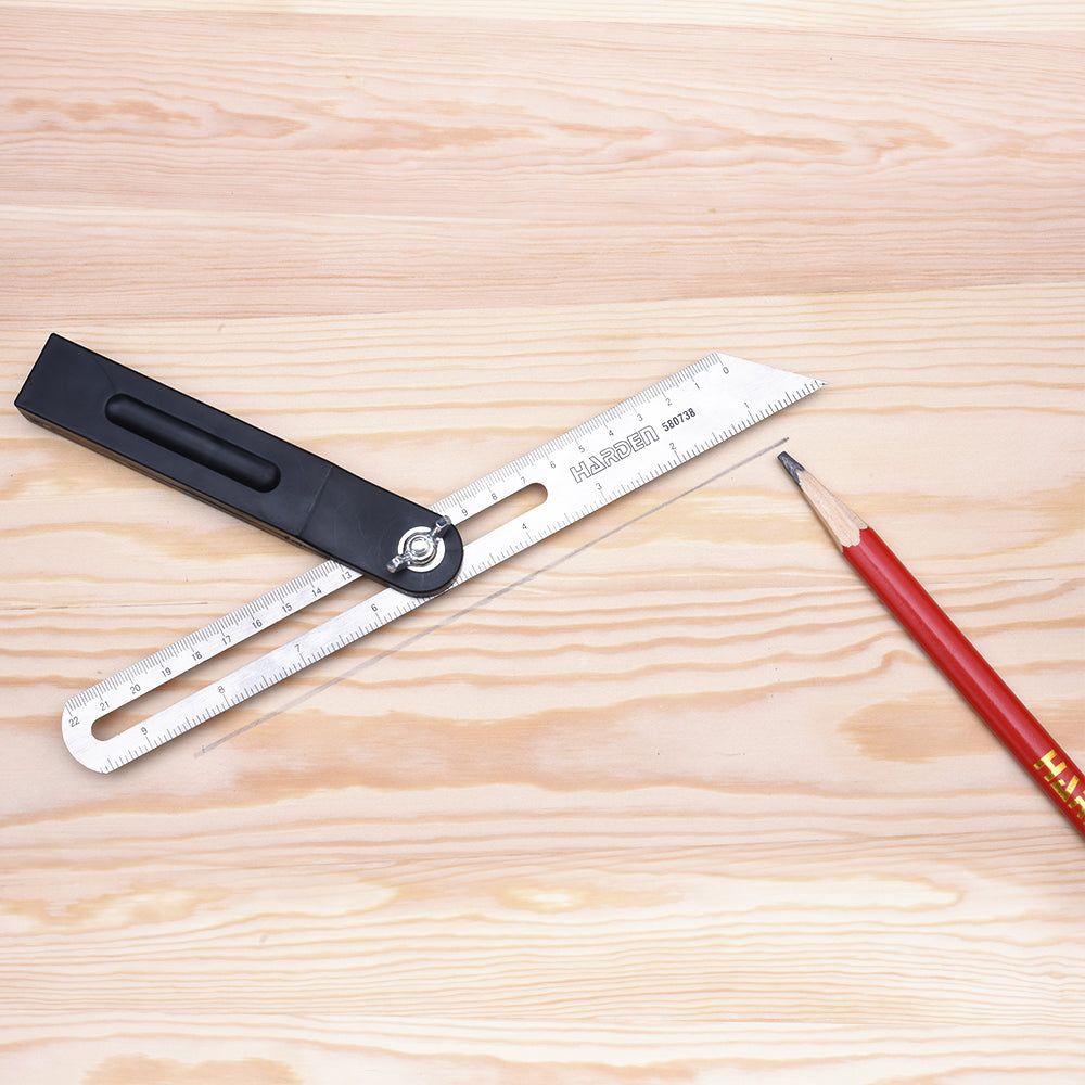 Harden 8"/200mm Sliding Bevel Ruler 580738