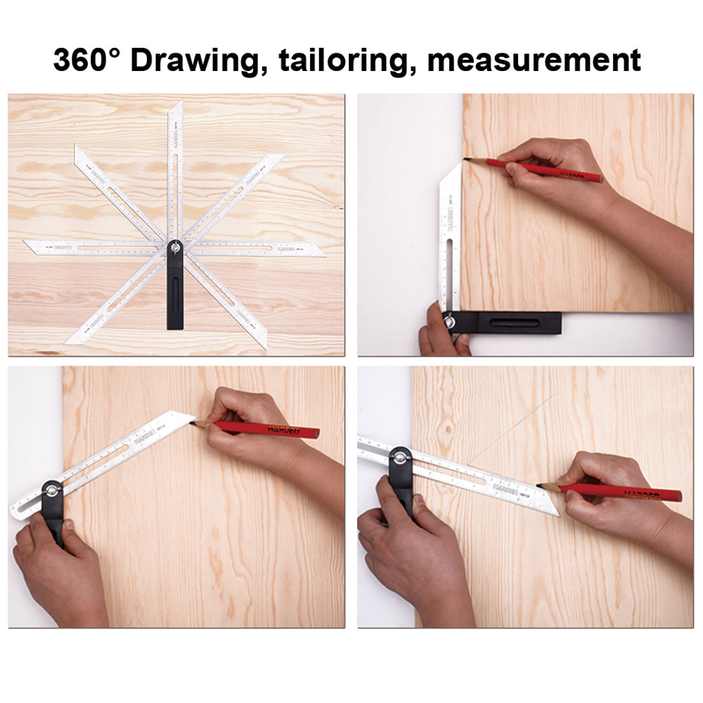 Harden 8"/200mm Sliding Bevel Ruler 580738