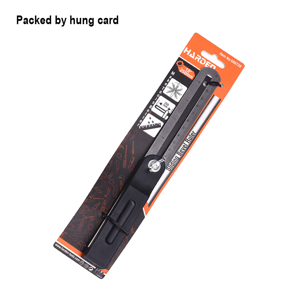 Harden 8"/200mm Sliding Bevel Ruler 580738