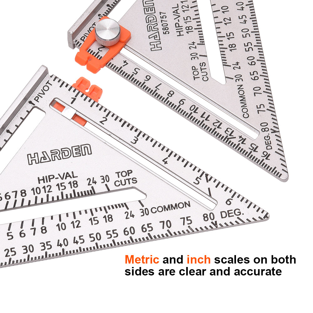 Harden 7"/178mm Multi-purpose Triangle Square 580757