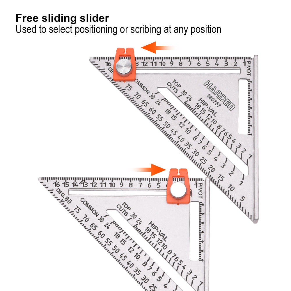 Harden 7"/178mm Multi-purpose Triangle Square 580757